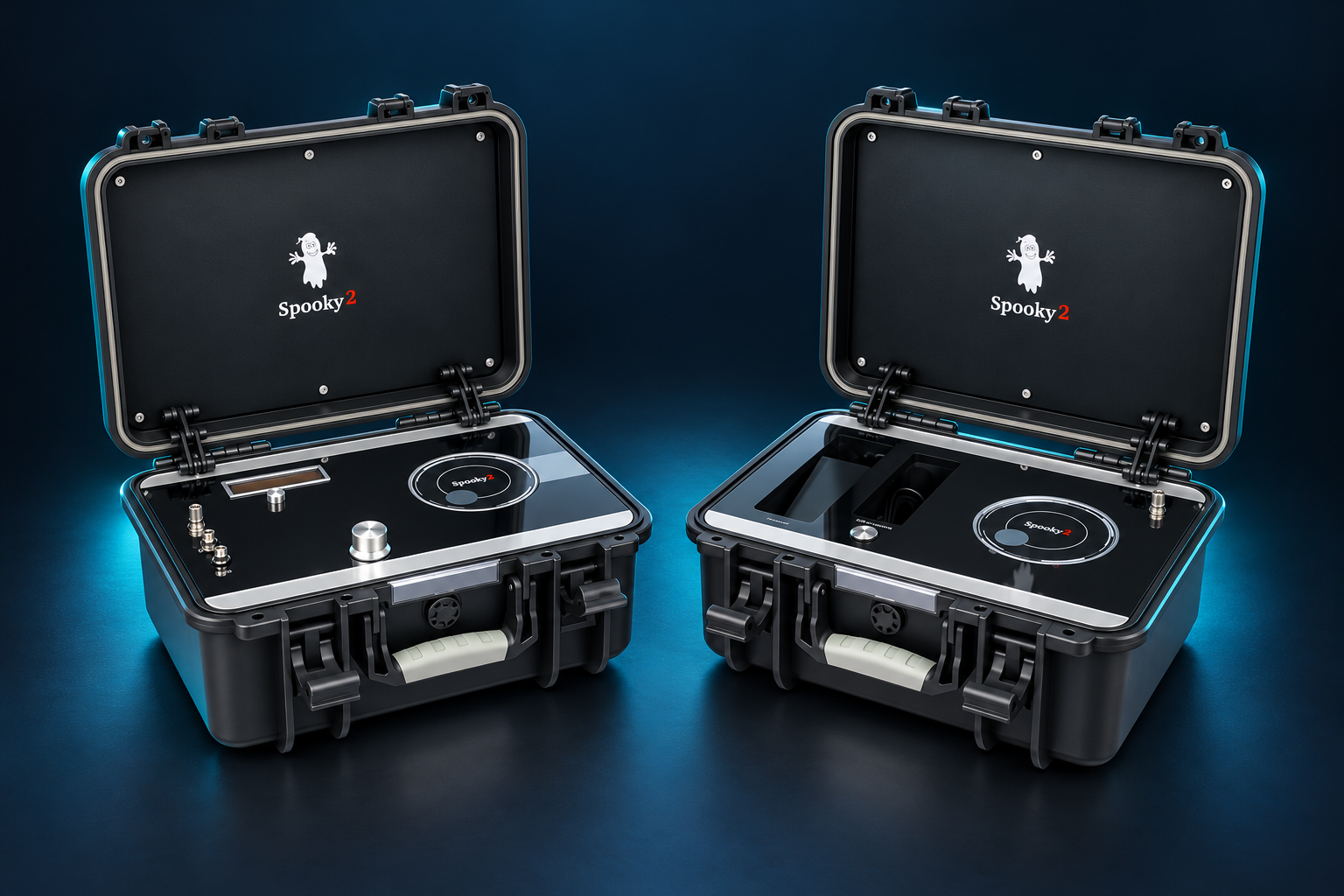 AI illustration of Spooky2 Scalar transmitter and receiver cases